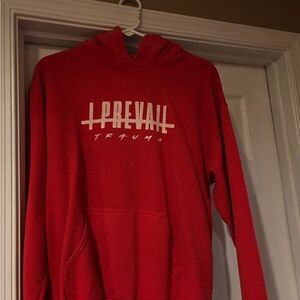Red Hoodie Sweater